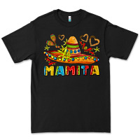 Black mamita and sombrero with lime flowers Premium Tee - AdoDesignShop