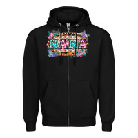 Black Best Nana Ever! Zipper Hoodie - Bettercallsaul