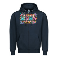 Navy Best Nana Ever! Zipper Hoodie - Bettercallsaul