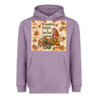 Lavender pumpkin kisses and harvest wishes Heavyweight Hoodie - TumblerDesignByShophia