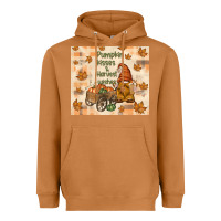 Meerkat pumpkin kisses and harvest wishes Heavyweight Hoodie - TumblerDesignByShophia