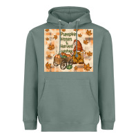 Sage pumpkin kisses and harvest wishes Heavyweight Hoodie - TumblerDesignByShophia