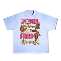 Grape Ice jesus praising and farm raising Urban Heavy Tee - MaliasSmallBusiness