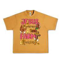Peanut Butter jesus praising and farm raising Urban Heavy Tee - MaliasSmallBusiness