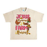 Sandshell jesus praising and farm raising Urban Heavy Tee - MaliasSmallBusiness