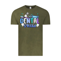 Vintage Olive dental squad Vintage Tee - MaliasSmallBusiness