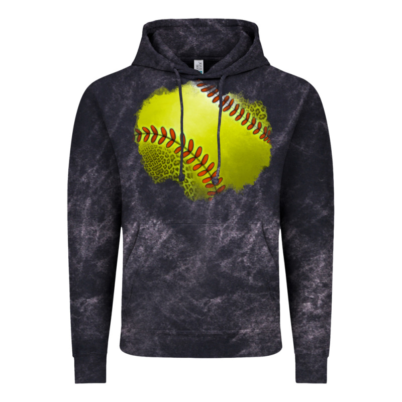 Leopard Softball Patch Vintage Hoodie by Jasminsmagicworld | Teevron