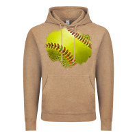 Vintage Coffee leopard softball patch Vintage Hoodie - Jasminsmagicworld