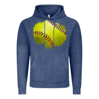 Vintage Denim leopard softball patch Vintage Hoodie - Jasminsmagicworld