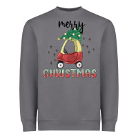 Storm merry christmas kids car Heavyweight Sweatshirt - MaliasSmallBusiness