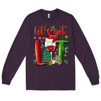 Plum let's get lit Long Sleeve Tee - MaliasSmallBusiness