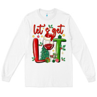 White let's get lit Long Sleeve Tee - MaliasSmallBusiness