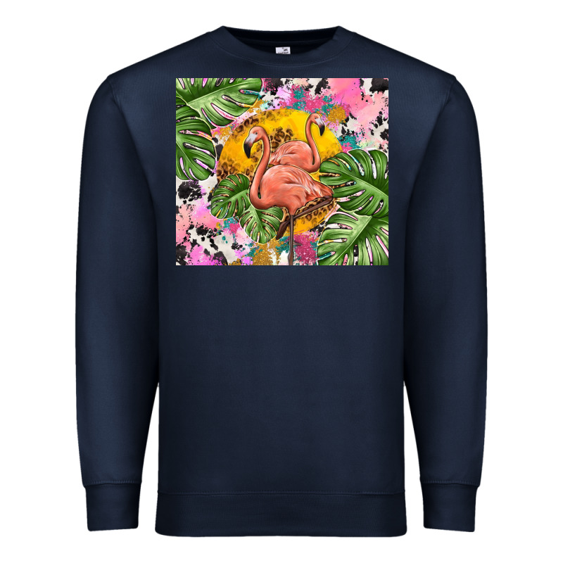 Flamingo With Leopard Premium Sweatshirt by TumblerDesignByShophia | Teevron