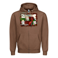 Chestnut happy holidays gnomes Christmas Truck Zipper Hoodie - Bettercallsaul