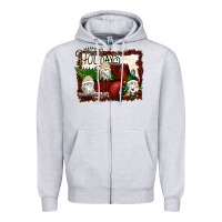 Happy Holidays Gnomes Christmas Truck Zipper Hoodie | Teevron