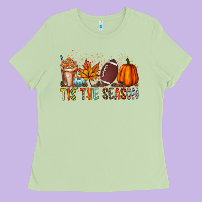 Tis The Season Ladies Tee Designed By Racoondesign