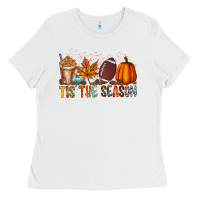 White tis the season Ladies Tee - RacoonDesign
