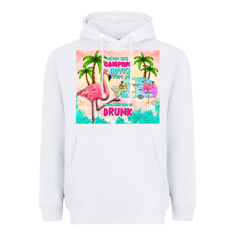 Never Take Camping Advice From Me Heavyweight Hoodie by TumblerDesignByShophia | Teevron