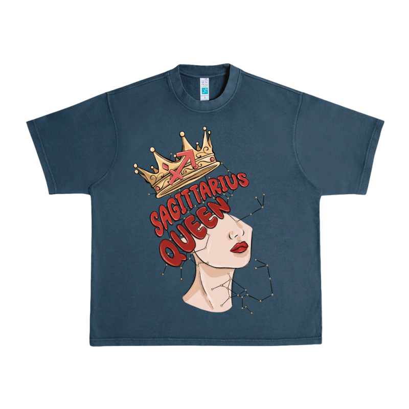 Sagittarius Queen Urban Heavy Tee by MaliasSmallBusiness | Teevron
