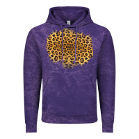 Cloud Purple leopard patch Vintage Hoodie - Jasminsmagicworld