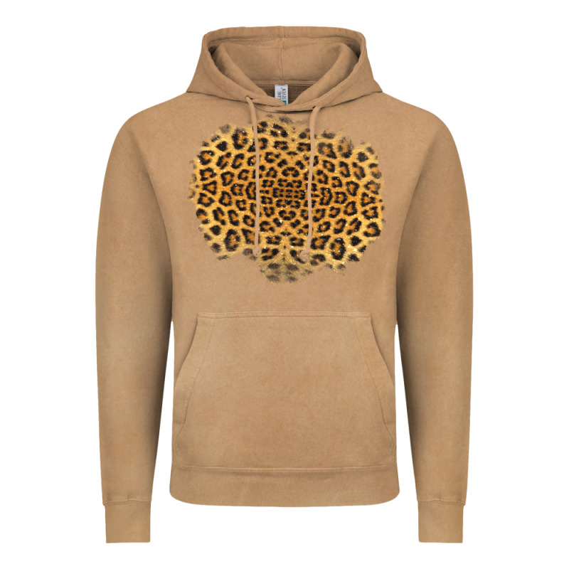 Leopard Patch Vintage Hoodie by Jasminsmagicworld | Teevron