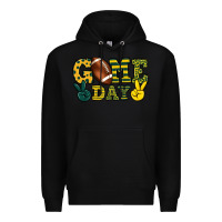 Black Game day yellow and green team color Premium Hoodie - HowdyJamesFarm