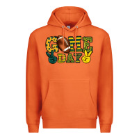 Carrot Game day yellow and green team color Premium Hoodie - HowdyJamesFarm
