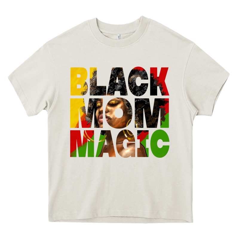 Black Mom Magic Juneteenth Heavy Core Tee by HRA Design Shop | Teevron