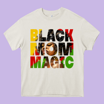 Black Mom Magic Juneteenth Heavy Core Tee Designed By Hra Design Shop