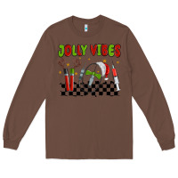 Chestnut jolly vibes Long Sleeve Tee - MaliasSmallBusiness