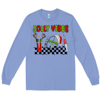 Colony Blue jolly vibes Long Sleeve Tee - MaliasSmallBusiness