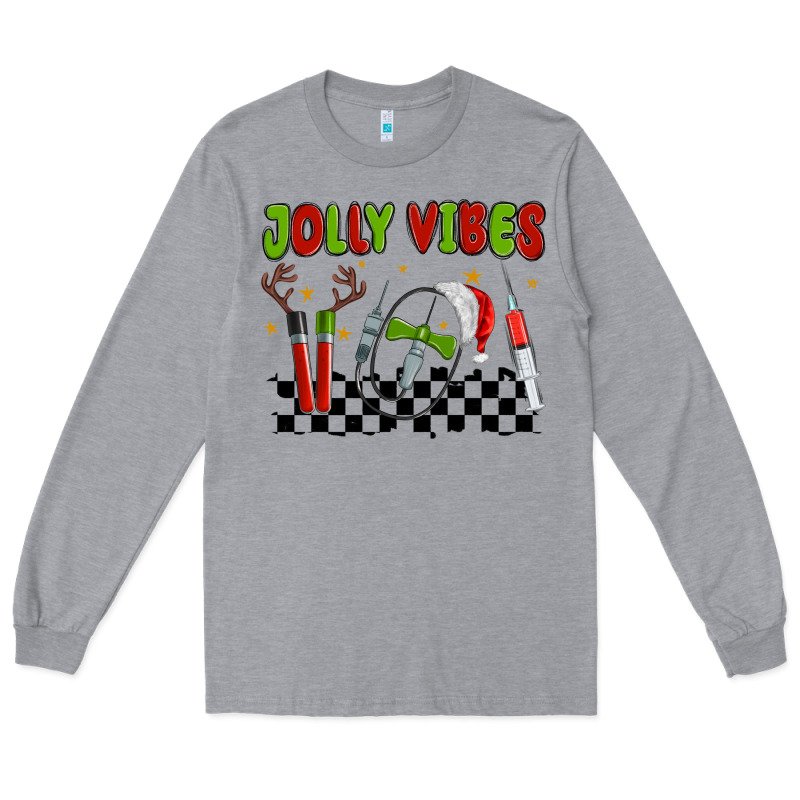 Jolly Vibes Long Sleeve Tee by MaliasSmallBusiness | Teevron