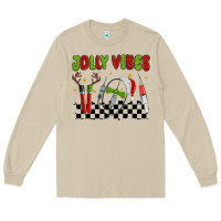 Mushroom jolly vibes Long Sleeve Tee - MaliasSmallBusiness