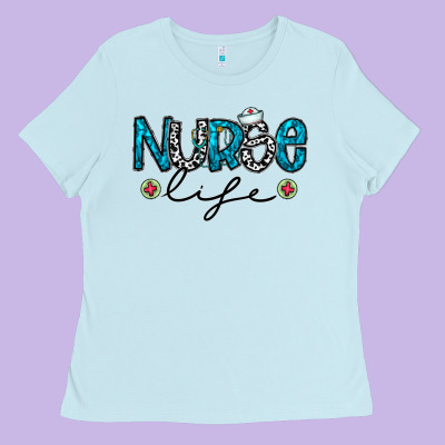 Nurse Life Ladies Tee Designed By Cowhidedigitalart