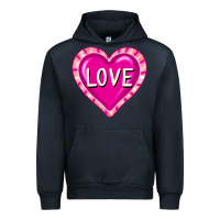 Navy valentine's day hearts Urban Hoodie - FaDigitalArtStudio