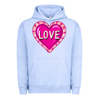 Pigment Grape Ice valentine's day hearts Urban Hoodie - FaDigitalArtStudio