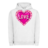 Pigment Lunar Rock valentine's day hearts Urban Hoodie - FaDigitalArtStudio