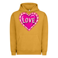 Pigment Peanut Butter valentine's day hearts Urban Hoodie - FaDigitalArtStudio