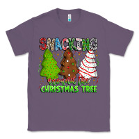 Lavender Snacking Around The Christmas Tree Classic Tee - CowhideDigitalArt
