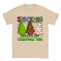 Mushroom Snacking Around The Christmas Tree Classic Tee - CowhideDigitalArt