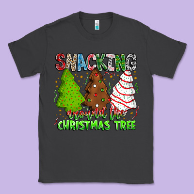 Snacking Around The Christmas Tree Classic Tee Designed By Cowhidedigitalart