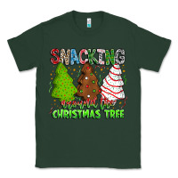 Sports Green Snacking Around The Christmas Tree Classic Tee - CowhideDigitalArt