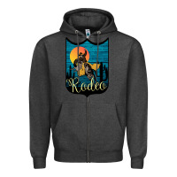 Charcoal Heather Rodeo Name Tag Zipper Hoodie - Bettercallsaul