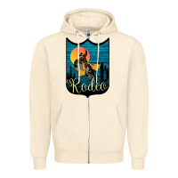 Sandshell Rodeo Name Tag Zipper Hoodie - Bettercallsaul