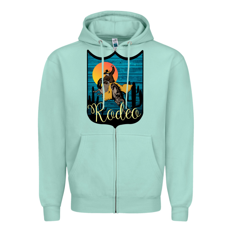 Rodeo Name Tag Zipper Hoodie by Bettercallsaul | Teevron