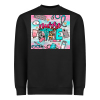Black nurse life Heavyweight Sweatshirt - NancyCooperArtShop