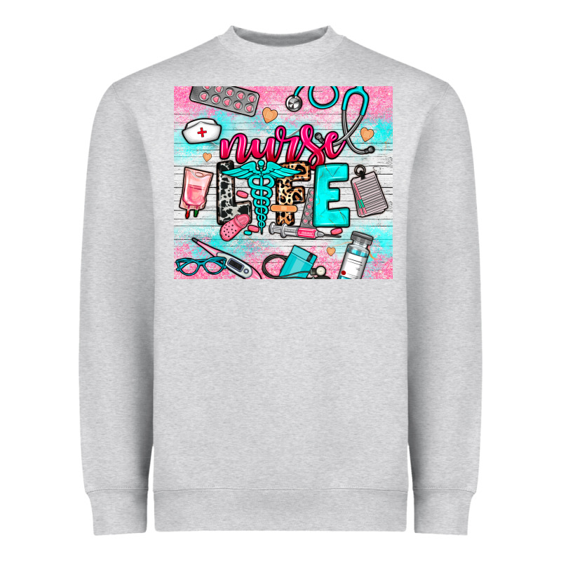 Nurse Life Heavyweight Sweatshirt by NancyCooperArtShop | Teevron