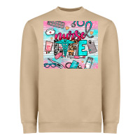 Mushroom nurse life Heavyweight Sweatshirt - NancyCooperArtShop
