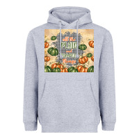 Heather Grey all the plaid and pumpkin things Heavyweight Hoodie - TumblerDesignByShophia