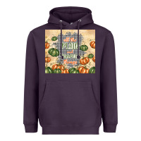 Plum all the plaid and pumpkin things Heavyweight Hoodie - TumblerDesignByShophia